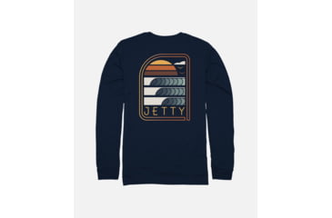 Image of Jetty Grom Sunup Long Sleeve Tee - Kids, Navy, YXL, 29431