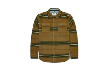Image of Jetty Horizon Flannel - Mens, Olive, Small, 27584