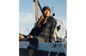Image of Jetty Nivean Flannel Jacket - Womens, Black, Medium, 27200