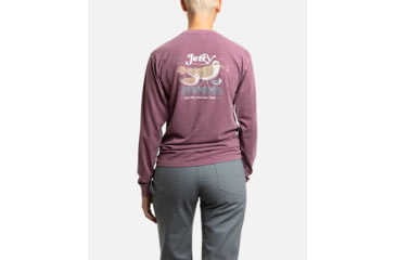 Image of Jetty Piper Long Sleeve Tee - Womens, Mauve, Extra Small, 29207