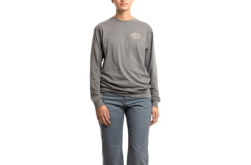 Image of Jetty Roots Long Sleeve Tee - Womens, Grey, Extra Small, 29102
