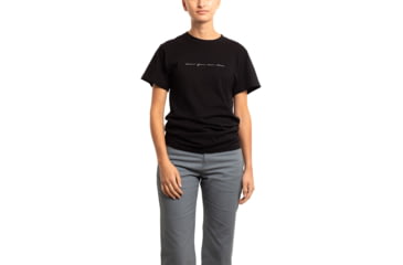 Image of Jetty Scrawl Tee - Womens, Black, Extra Small, 29064