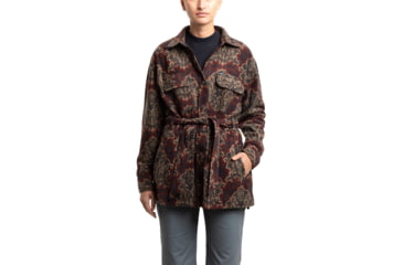 Image of Jetty Tahoe Fleece Jacket - Womens, Oxblood, Medium, 27250