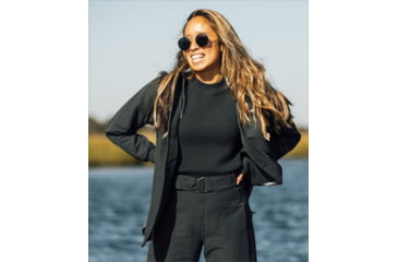 Image of Jetty Terrapin Thermal Shirt - Womens, Graphite, Medium, 27080