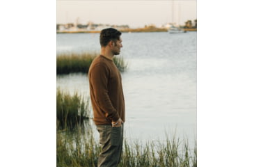 Image of Jetty The Brine Sweater - Mens, Military, Small, 27764