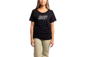 Image of Jetty Vantage Tee - Womens, Black, Small, 29035