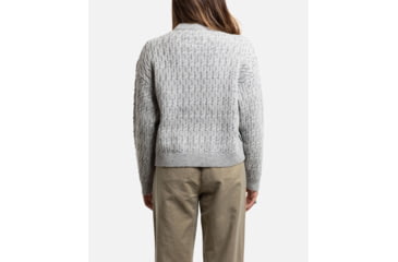 Image of Jetty Wharf Cable Knit Sweater - Womens, Heather Grey, Small, 27129