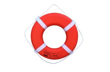 Image of Jim-Buoy U.S.C.G. Approved G-Series Life Ring, Orange, 20in, GO-20