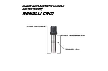 Image of JK Arnament Baldeagle 12 Ga Choke Tube, JKMDHDBE12BCS