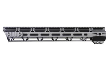 Image of JL Billet Angle Cut AR-10 M-Lok Handguard, High Profile, .308, 15 inch, Black, JLB-MLA-308-15H-A
