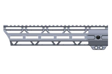 Image of JL Billet Angle Cut M-Lok Handguard, Low Profile, AR10, .308, 10.6 inch, Black JLB-MLA-308-10L-A