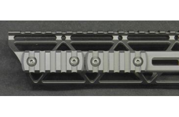 Image of JL Billet Angle Cut M-Lok Handguard, Low Profile, AR10, .308, 17.2 inch, Black JLB-MLA-308-17L-A