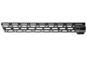 Image of JL Billet Angled AR-15 M-Lok Free-Float Handguard, 17 inch, Black, JLB-MLA-17-A