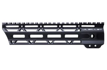 Image of JL Billet Angled M-Lok Free-Float Handguard, 9 inch, Black, JLB-MLA-9-A