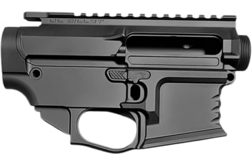 Image of JL Billet AR-15 80% Upper and Lower Receiver Matched Set, Ambidextrous, Type III Hardcoat Anodized, Black, JLB-AR15-SET-80-B