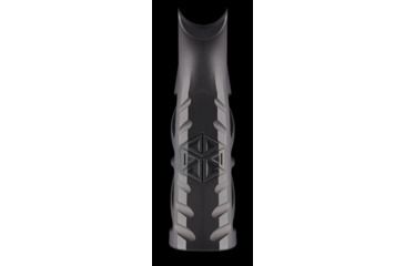 Image of JL Billet AR Raw Aluminum Grip Slash Cut, Skeletonized, Black, JLB-AR-GRIP-A