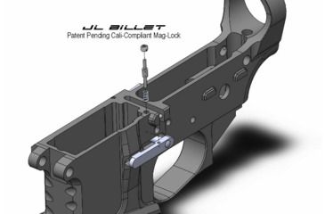 Image of JL Billet Internal CA Magazine Lock Upgrade, Black JLB-CCK