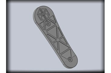 Image of JL Billet MBS Rubber Base Pad, Black, JLB-MBS-BP