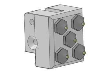 Image of JL Billet MBS Spike Pad/Glass Breaker, Black JLB-MBS-SP
