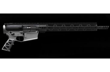 Image of JL Billet Straight Cut AR-10 M-Lok Handguard, 15 inch, Black, JLB-MLS-308-15L-A