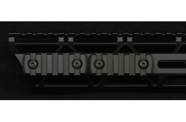 Image of JL Billet Straight Cut M-Lok Handguard, Low Profile, AR10, .308, 15 inch, Black JLB-MLS-308-15L-A