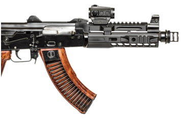 Image of JMac Customs 2C 26-1.5LH 2-Port Muzzle Brake with Bravo Suppressor Mount and Bushing for M85, RRD-2C-26F-X37+98042A031