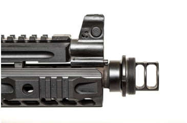 Image of JMac Customs 2C 26-1.5LH 2-Port Muzzle Brake with Bravo Suppressor Mount and Bushing for M85, RRD-2C-26F-X37+98042A031