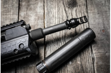 Image of JMac Customs 2C 5/8-24 2-Port Muzzle Brake with Keymount, RRD-2C-30S-KM