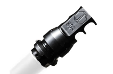 Image of JMac Customs 2C 5/8-24 2-Port Muzzle Brake with Keymount, Black, RRD-2C-30S-KM
