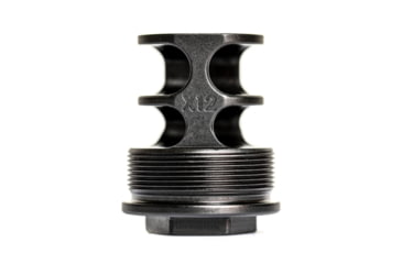 Image of JMac Customs 2C 5/8-24 X12 2-Port Muzzle Brake with Alpha Suppressor Mount, RRD-2C-30S-X12