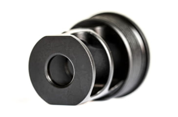 Image of JMac Customs 2C 5/8-24 X12 .45 Cal 2-Port Muzzle Brake with Alpha Suppressor Mount, RRD-2C-30S-X12-45