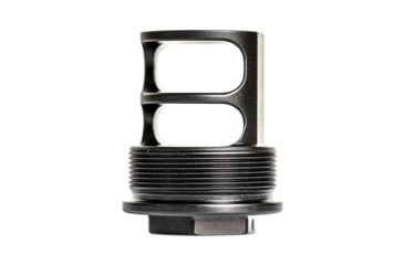 Image of JMac Customs 2C 5/8-24 X12 .45 Cal 2-Port Muzzle Brake with Alpha Suppressor Mount, RRD-2C-30S-X12-45