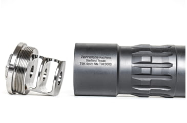 Image of JMac Customs 2C 5/8-24 X37 2-Port Muzzle Brake with Bravo Suppressor Mount, RRD-2C-30S-X37