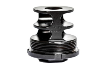 Image of JMac Customs 2C 5/8-24 X37 .45 cal 2-Port Muzzle Brake with Bravo Suppressor Mount, Black, RRD-2C-30S-X37-45