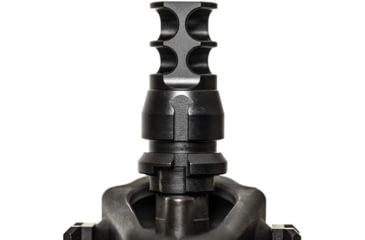 Image of JMac Customs 2C H&amp;K 15x1 2-Port Muzzle Brake with Keymount - KeyMicro, Black, RRD-2C-15F-KM
