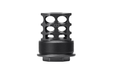 Image of JMac Customs 360 1/2-28 X12 Muzzle Brake with Alpha Suppressor Mount, Black Nitride, RRD-360-28S-X12