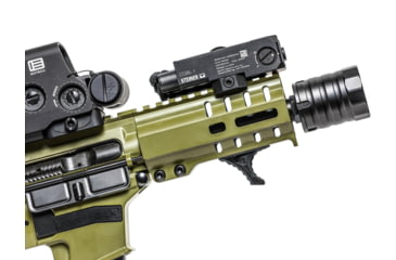 Image of JMac Customs 360 1/2-28 X37 Muzzle Brake with Bravo Suppressor Mount and Blast Shield, Black Nitride, RRD-360-28S-X37+BDS-37