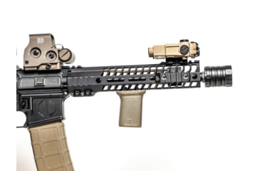 Image of JMac Customs 360 1/2-28 X37 Muzzle Brake with Bravo Suppressor Mount and Blast Shield, Black Nitride, RRD-360-28S-X37+BDS-37