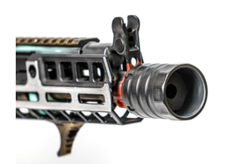 Image of JMac Customs 360 14-1LH Muzzle Brake with Bravo Suppressor Mount, Facemount X37, RRD-360HD-14F-X37