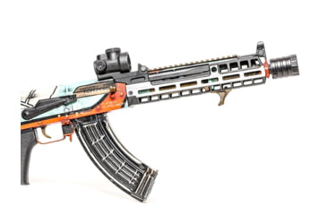 Image of JMac Customs 360 14-1LH Muzzle Brake with Bravo Suppressor Mount, Facemount X37, RRD-360HD-14F-X37