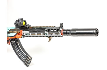 Image of JMac Customs 360 14-1LH Muzzle Brake with Bravo Suppressor Mount, Facemount X37, RRD-360HD-14F-X37