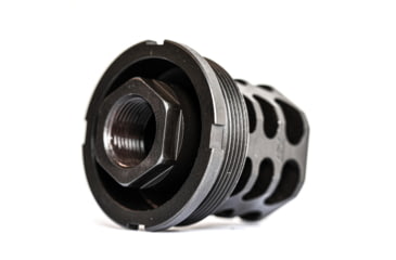 Image of JMac Customs 360 14-1LH Muzzle Brake with Bravo Suppressor Mount, Facemount X37, RRD-360HD-14F-X37