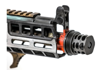 Image of JMac Customs 360 14-1LH Muzzle Brake with Bravo Suppressor Mount, Facemount X37, RRD-360HD-14F-X37