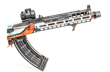 Image of JMac Customs 360 14-1LH Muzzle Brake with Bravo Suppressor Mount, Facemount X37, RRD-360HD-14F-X37