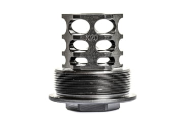 Image of JMac Customs 360 14-1LH Muzzle Brake with Wolfman Suppressor Mount, Facemount X20, RRD-360-14F-X20