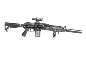 Image of JMac Customs 360 14-1LH Muzzle Brake with Wolfman Suppressor Mount, Facemount X20, RRD-360-14F-X20