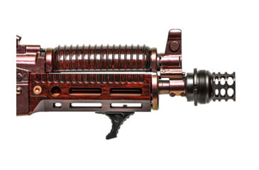 Image of JMac Customs 360 24-1.5 Muzzle Brake with Bravo Suppressor Mount and Blast Shield, Facemount X37, RRD-360-24F-X37+BDS-37