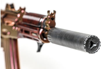 Image of JMac Customs 360 24-1.5 Muzzle Brake with Bravo Suppressor Mount, Facemount X37, RRD-360-24F-X37