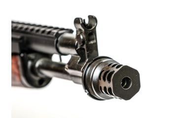 Image of JMac Customs 360 24-1.5 Muzzle Brake with Bravo Suppressor Mount, Facemount X37, RRD-360-24F-X37