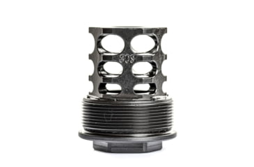 Image of JMac Customs 360 5/8-24 X12 Muzzle Brake with Alpha Suppressor Mount, Black Nitride, RRD-360-30S-X12